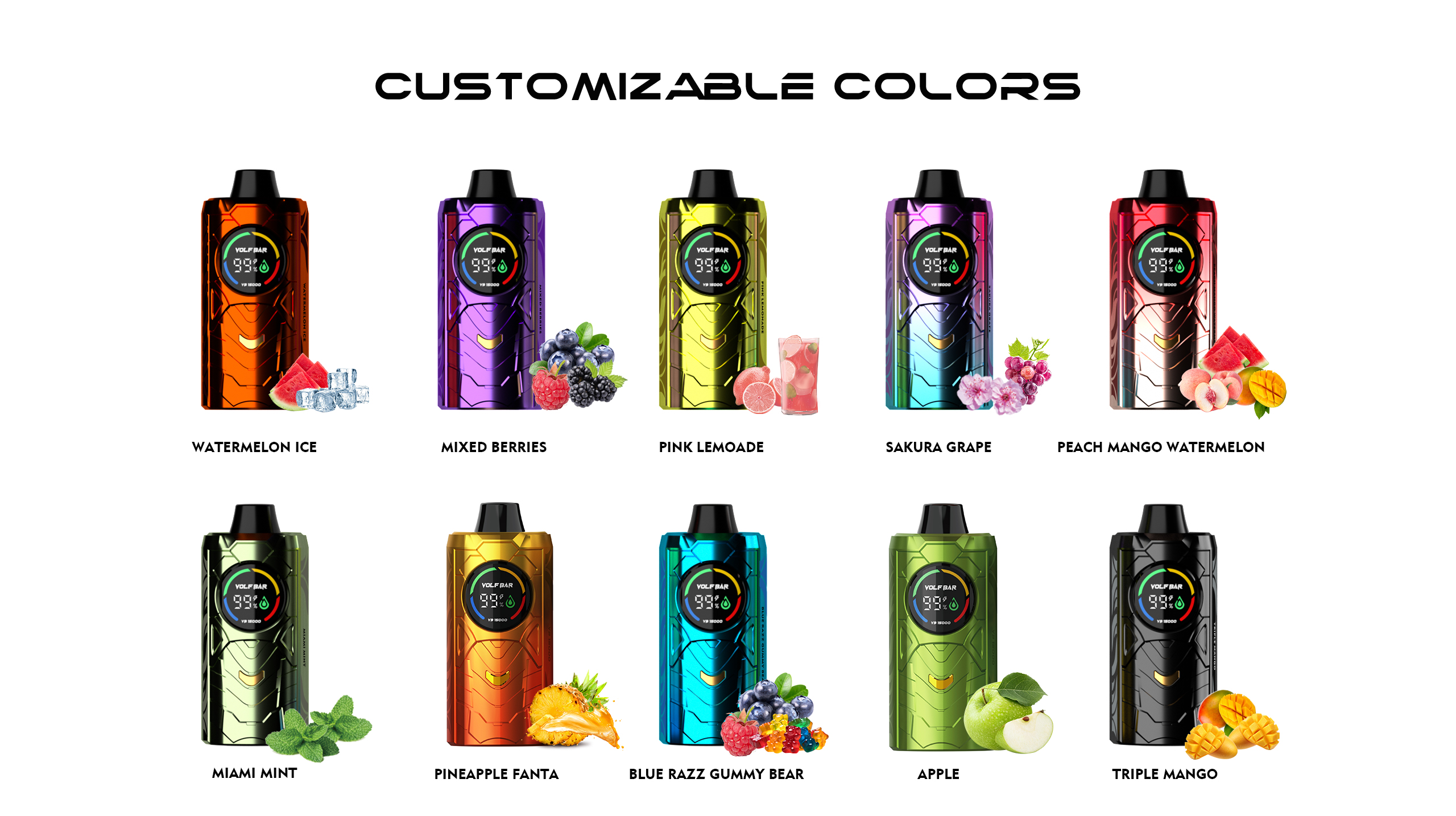 Customized the Vape Flavors